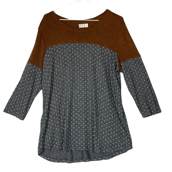 Maurices Sweaters - Maurices color block polka dot sweater